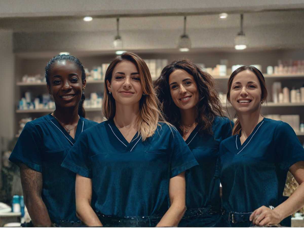 Team Solaria con estetiste professioniste